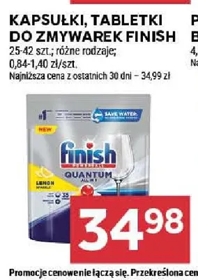 Kapsułki, tabletki do zmywarek Finish promocja w Stokrotka