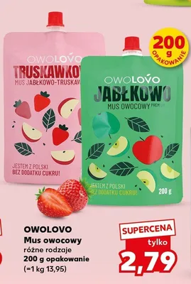 Mus owocowy różne rodzaje promocja w Kaufland