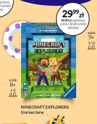 Gra karciana Minecraft Explorers promocja w Empik
