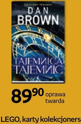 Książka Tajemnica tajemnic Dan Brown oprawa twarda promocja w Empik