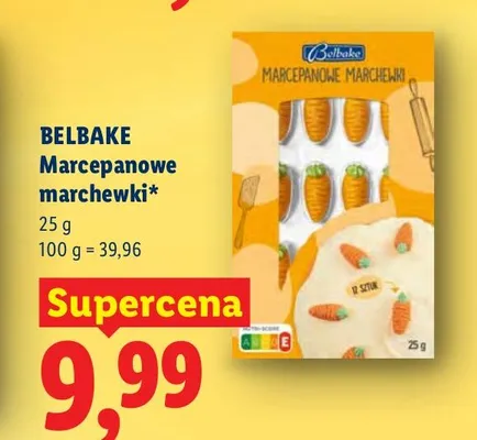 Marcepanowe marchewki promocja w Lidl