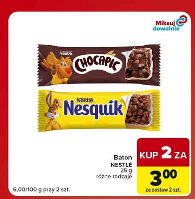 Baton Chocapic Nestlé promocja w Carrefour Market