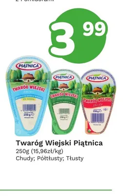 Twaróg wiejski Piątnica chudy promocja w Limonka