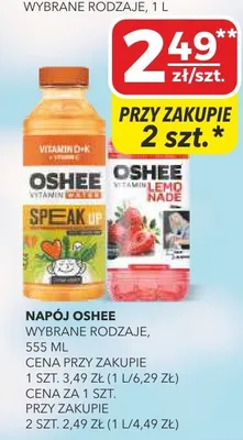 Napój wybrane rodzaje promocja w Top Market
