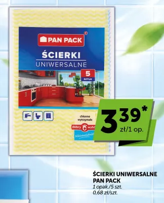 Ścierki uniwersalne Pan Pack promocja w ABC