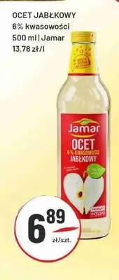 Ocet jabłkowy Jamar 6% promocja w Sedal