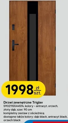 Drzwi zewnętrzne Triglav promocja w Castorama
