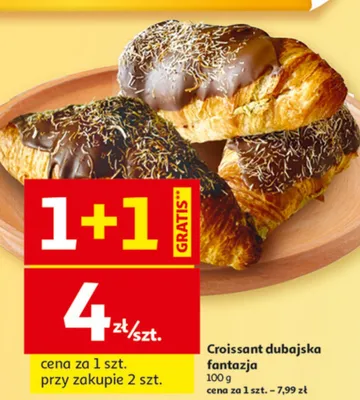 Croissant dubajska fantazja promocja w Auchan