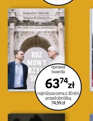 Książka Rozmowy rzeki Radosław Sikorski promocja w Empik
