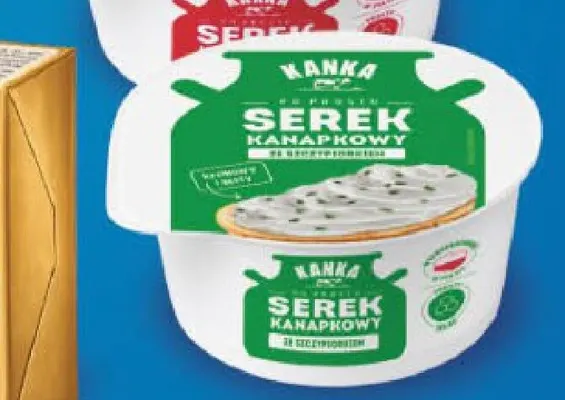 Serek kanapkowy ze szczypiorkiem Kanka promocja w Delikatesy Centrum
