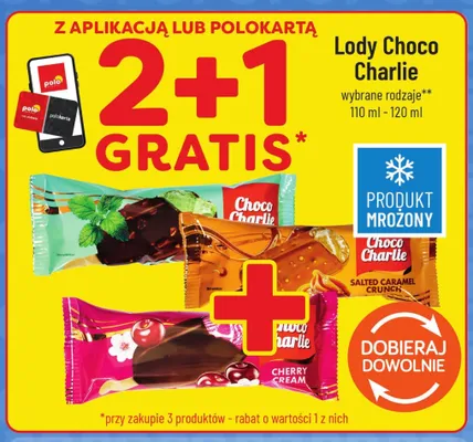 Lody Choco Charlie promocja w POLOmarket