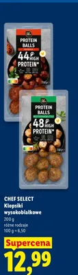 Klopsiki wysokobiałkowe Mediterranean-Style Chef Select promocja w Lidl