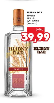 Wódka Hlibny Dar Classic promocja w Kaufland