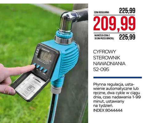 Cyfrowy sterownik nawadniania Cellfast 52-095 promocja w Abra Meble