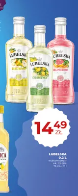 Likier Lubelska Cytrynówka promocja w Duży Ben
