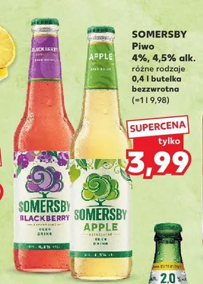 Piwo Somersby Blackberry promocja w Kaufland