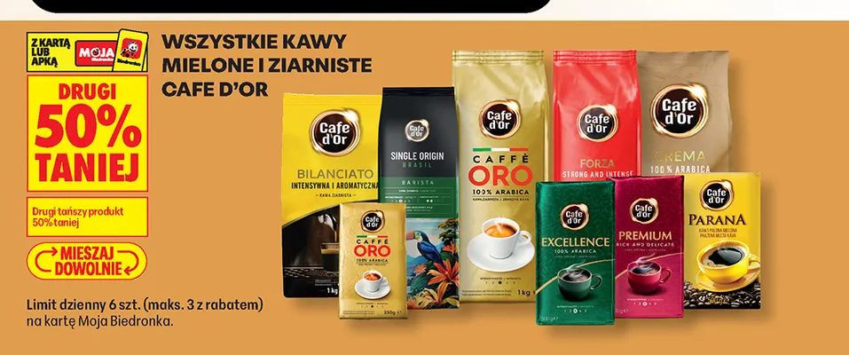 Kawa mielona Cafe d'Or Parana promocja w Biedronka