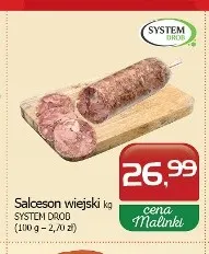 Salceson wiejski System Drob promocja w MALINKA