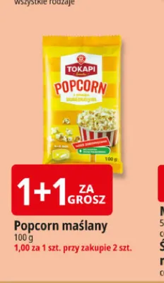 Popcorn maślany Tokapi promocja w Leclerc