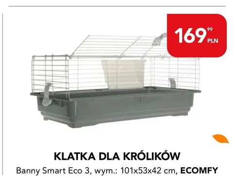 Klatka dla królików Banny Smart Eco 3 Ecomfy promocja w Aquael zoo