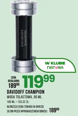 Champion woda toaletowa, 90ml promocja w Drogerie Natura