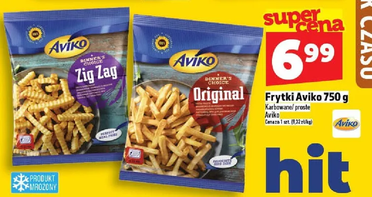 Frytki proste Aviko promocja w TOPAZ