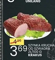 Szynka krucha od szwagra Krakus promocja w Wafelek