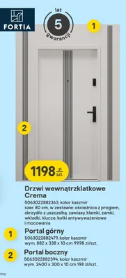 Portal górny Fortia promocja w Castorama