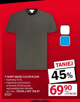 T-shirt męski Calvin Klein promocja w Selgros