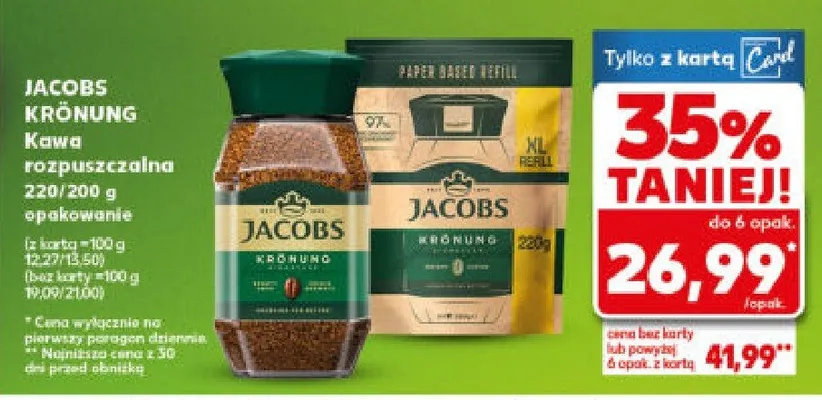 Kawa rozpuszczalna promocja w Kaufland