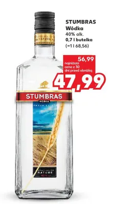 Wódka 40% alk. 0,7l promocja w Kaufland