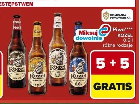 Piwo Kozel promocja w Carrefour