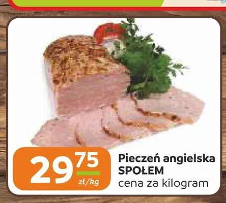 Pieczeń angielska Społem promocja w Społem Częstochowa