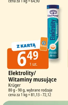 Elektrolity musujące Krüger promocja w Leclerc