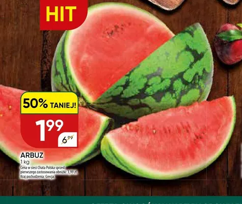 Arbuz Grecja promocja w Chata Polska