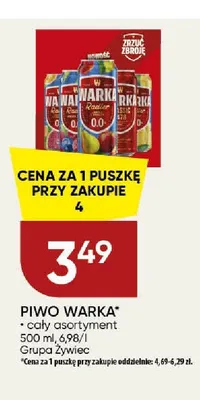 Piwo Warka Classic promocja w Chata Polska