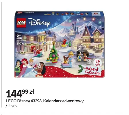 Klocki LEGO Disney 43298 Kalendarz adwentowy promocja w Empik