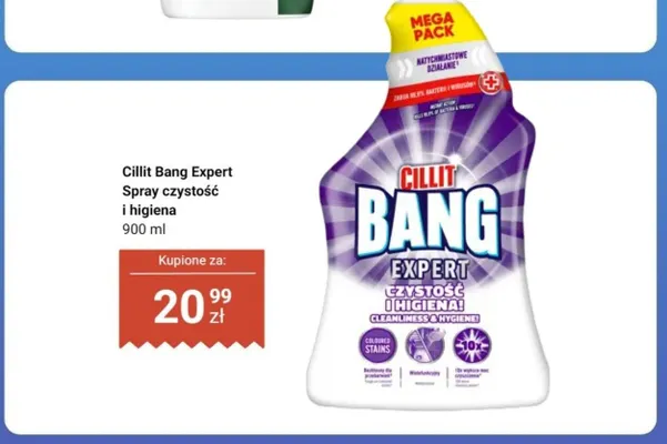 Spray do czyszczenia Cillit Bang Expert Czystość i higiena promocja w Dino