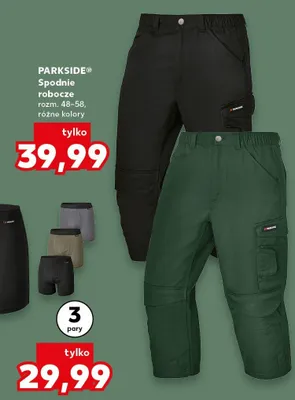 Spodnie robocze promocja w Kaufland