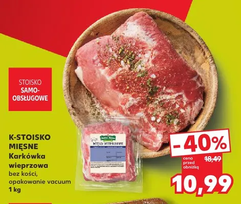 Karkówka wieprzowa bez kości K-Stoisko Mięsne promocja w Kaufland