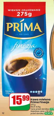 Kawa mielona Prima Finezja promocja w Dino