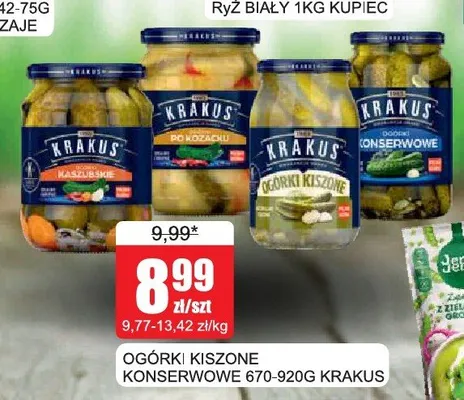 Ogórki po kozacku Krakus promocja w Bingo