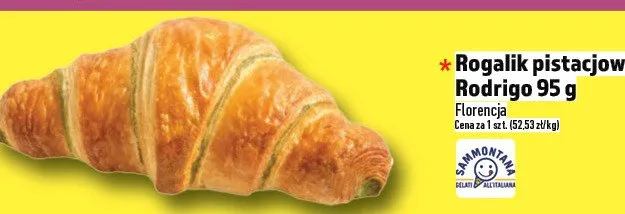 Rogalik pistacjowy promocja w TOPAZ