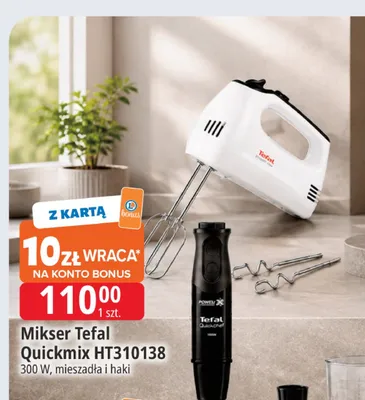 Mikser Tefal Quickmix HT310138 promocja w Leclerc