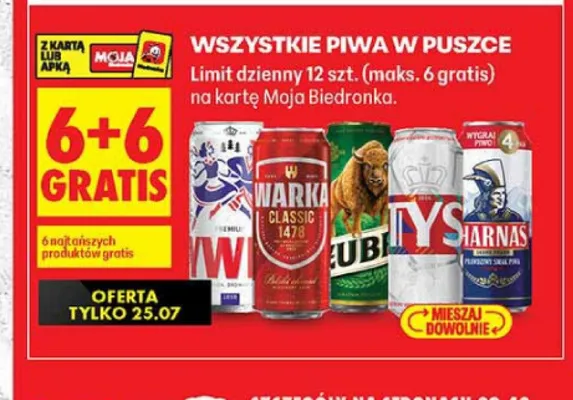 Piwo Tyskie Gronie promocja w Biedronka