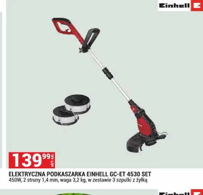 Elektryczna podkaszarka Einhell GC-ET 4530 Set promocja w Merkury Market