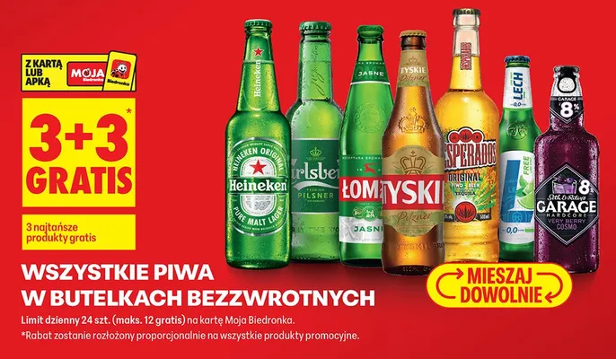 Piwo Heineken promocja w Biedronka