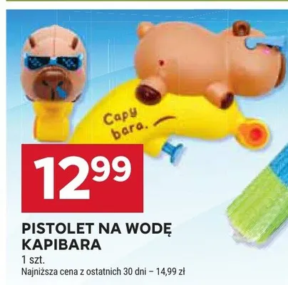 Pistolet na wodę Capibara promocja w Stokrotka