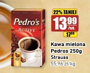 Kawa mielona Pedro's Active 250 g promocja w API Market