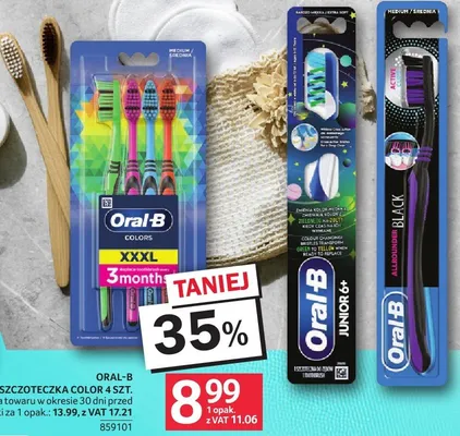 Szczoteczka Oral-B Colors 4 szt. promocja w Selgros